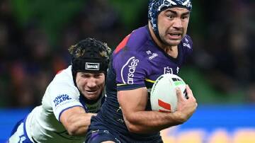 Jahrome Hughes says he intends to stay at the Melbourne Storm for the rest of his NRL career. (Joel Carrett/AAP PHOTOS)