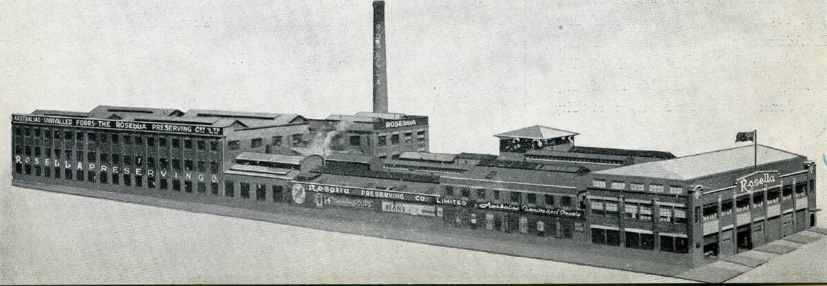 The Rosella factory in Balmain St, circa 1955