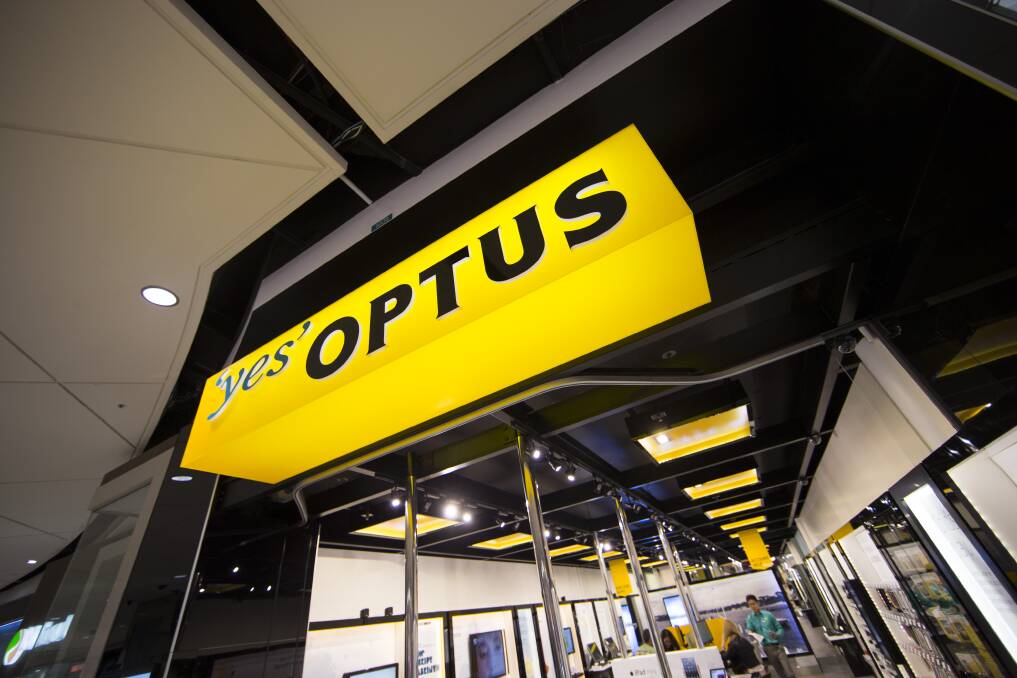 An Optus store. picture supplied. 