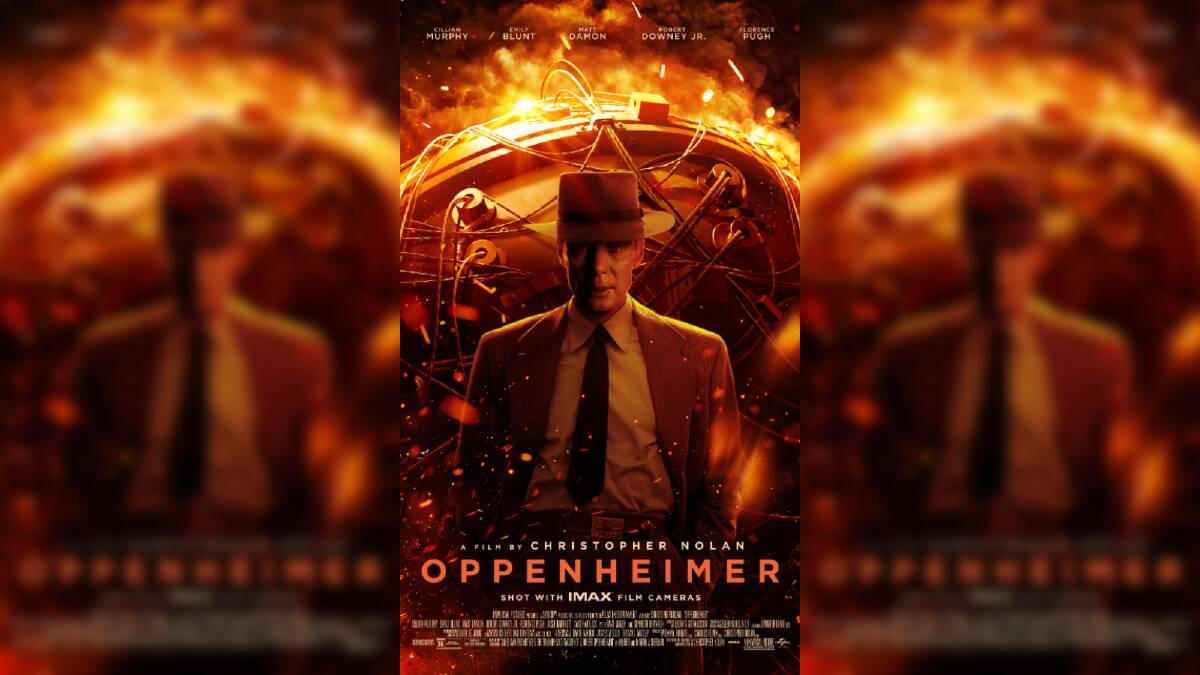 Oppenheimer poster. Picture from Universal Studios. 