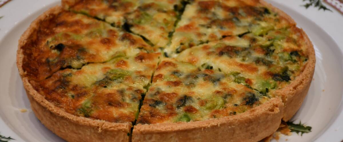 Coronation quiche. Picture from Royal Family website. 