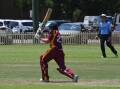 Thomas Long in action for Maitland Maroon Under-17s. Picture by Michael Hartshorn