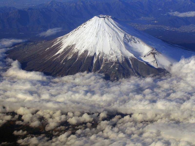 A UNESCO World Cultural Heritage site, Japan's Mount Fuji attracted 221,322 climbers in 2023. (AP PHOTO)