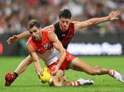 Sydney stalwart Josh Kennedy has suffered a hamstring injury while playing for the Swans' VFL team. (Dean Lewins/AAP PHOTOS)